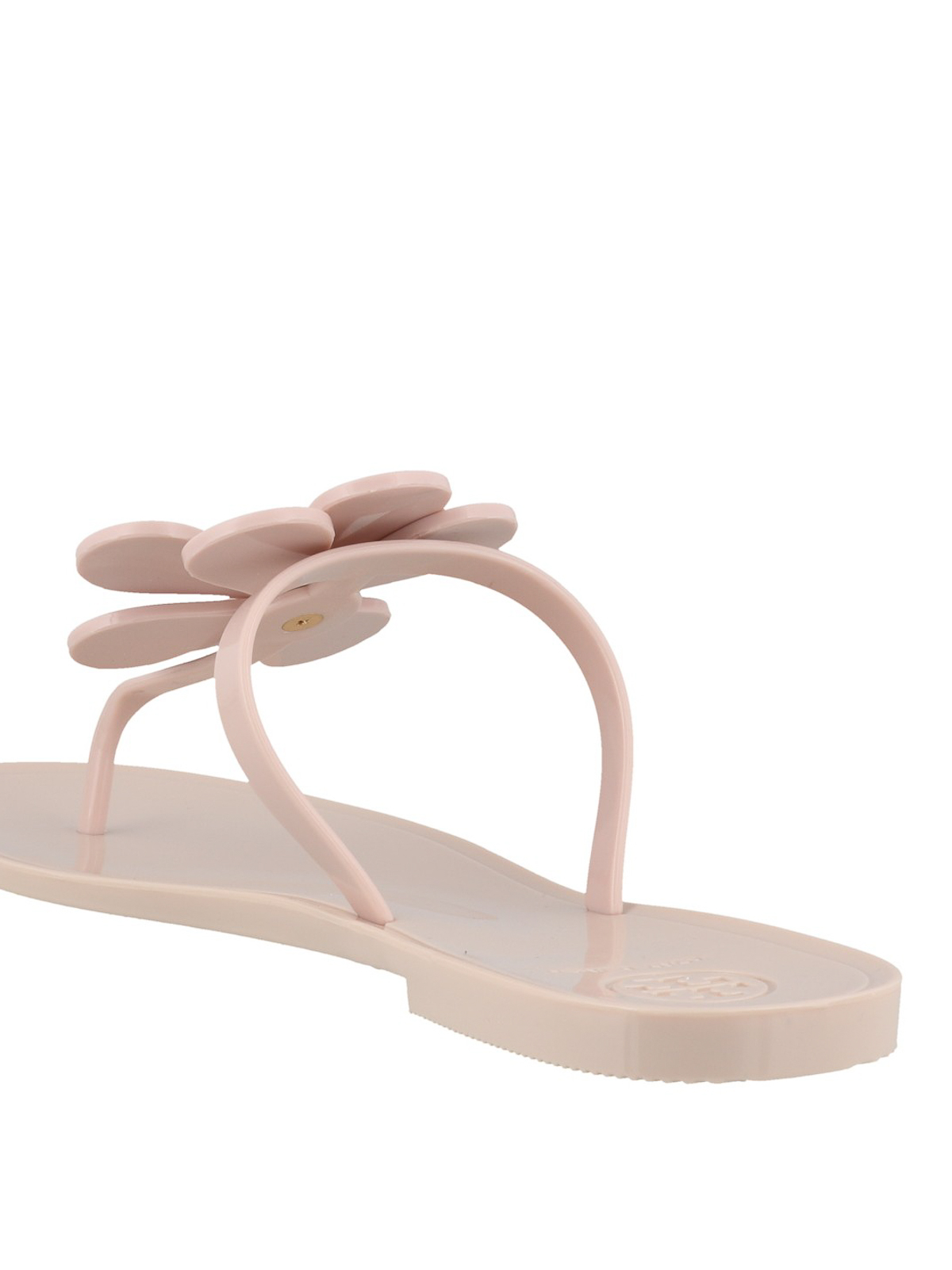 Tory Burch Blossom Jelly Thong Sandals in Pink