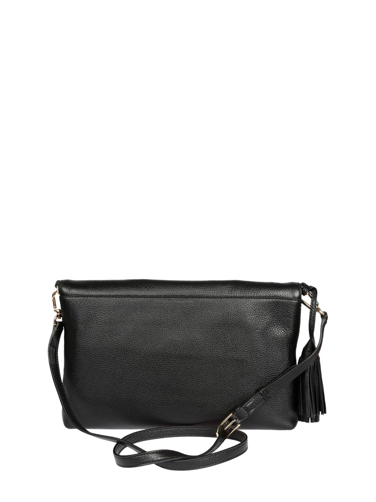 Tory Burch Thea Fold-over Cross-body in Black