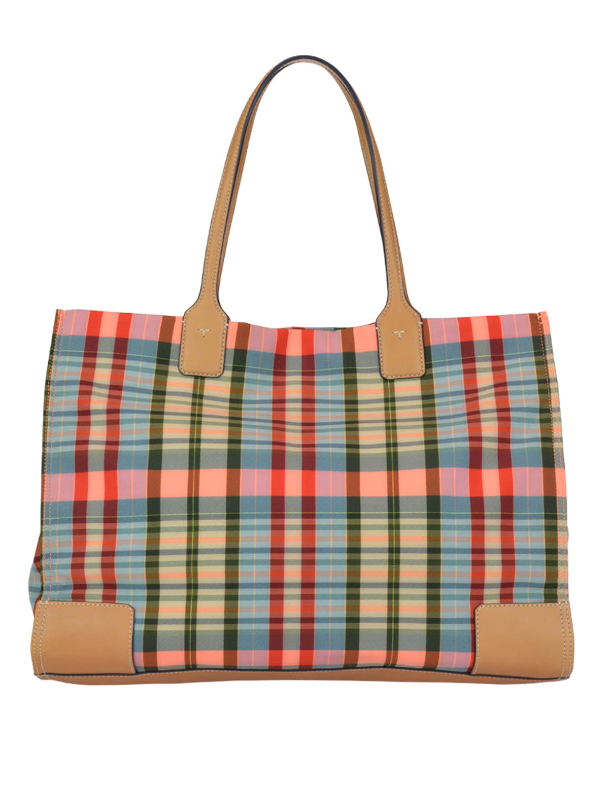 Tory burch outlet ella plaid tote