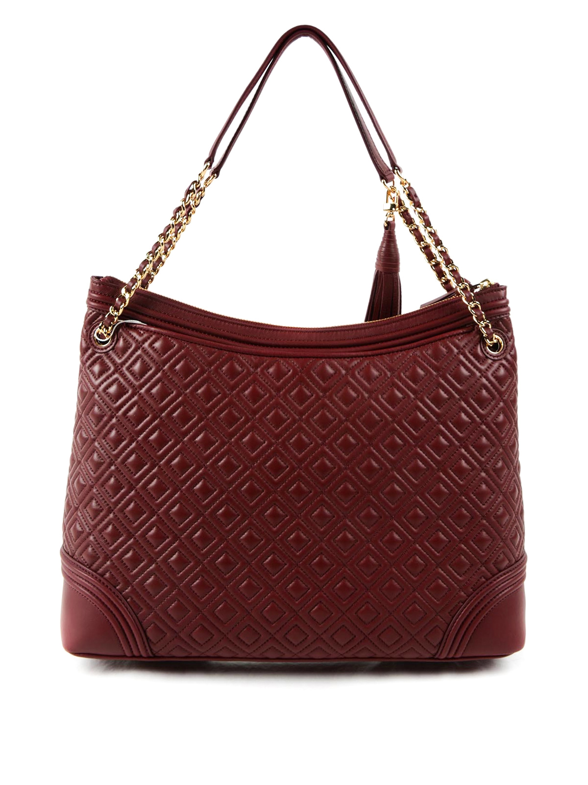 Tory burch fleming on sale quilted nylon tote