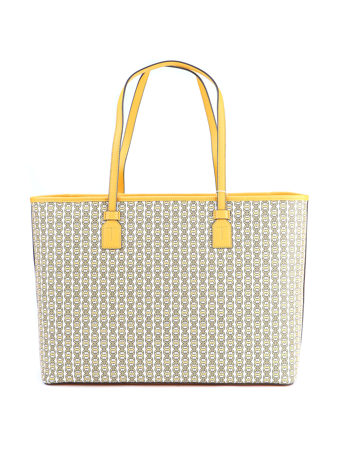 Tory Burch Gemini Link canvas tote Yellow Women 58450783