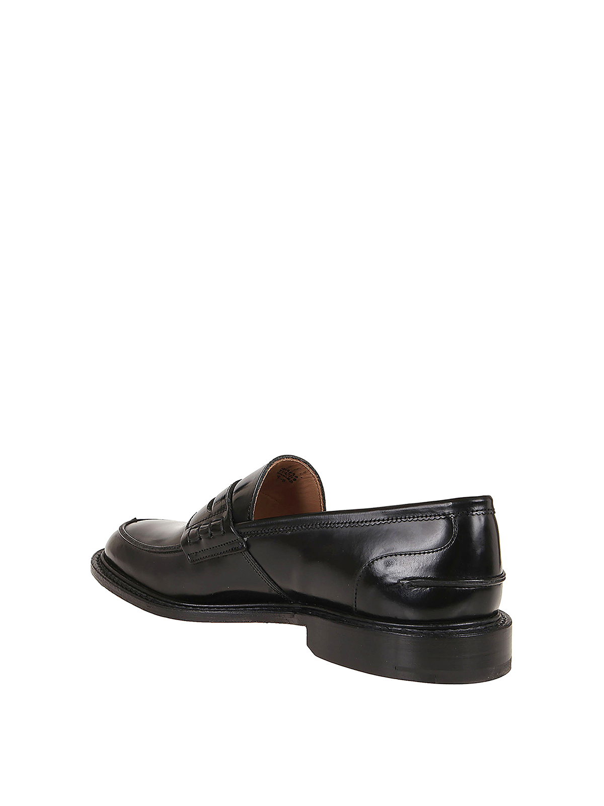 Shop Tricker's James Loafers In Negro