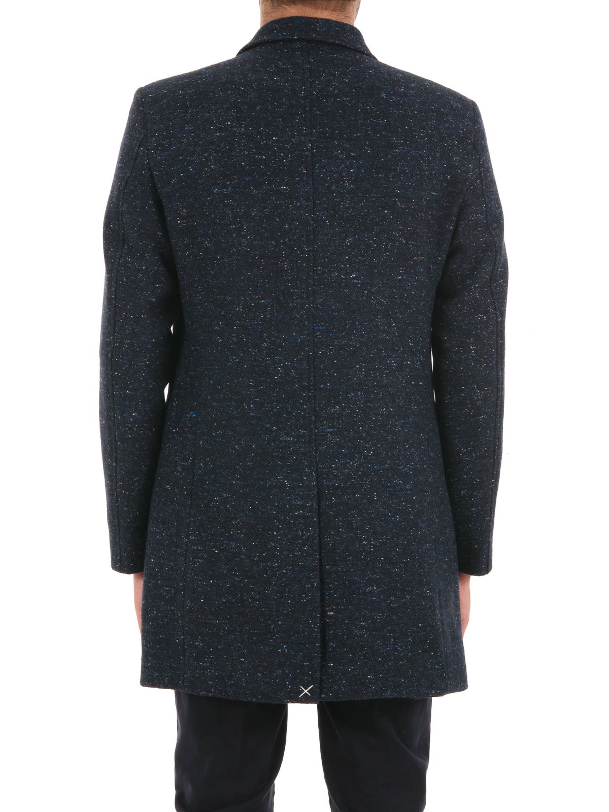 ショートコート Trussardi - Blazer-inspired wool blend coat - 52S9049