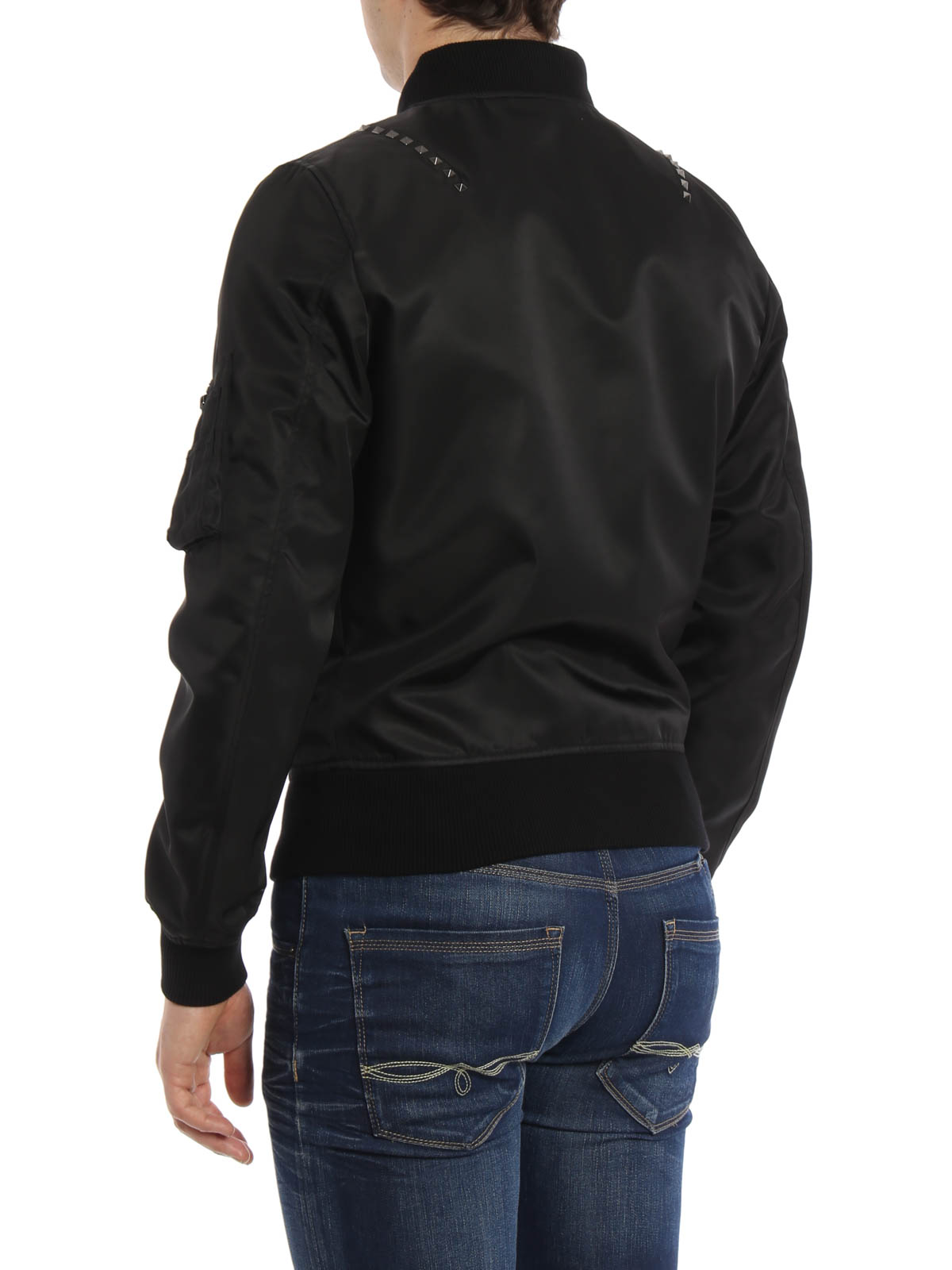 Valentino Garavani ボンバージャケット 15. Rockstud Untitled - 黒 