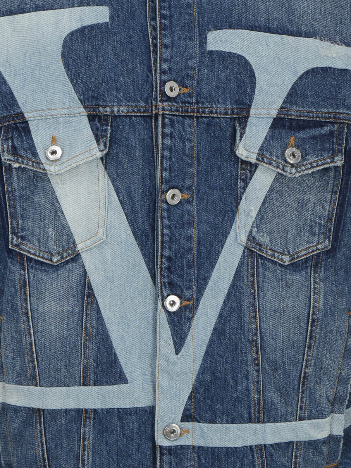 Valentino Garavani デニムジャケット - ミディアムウォッシュ