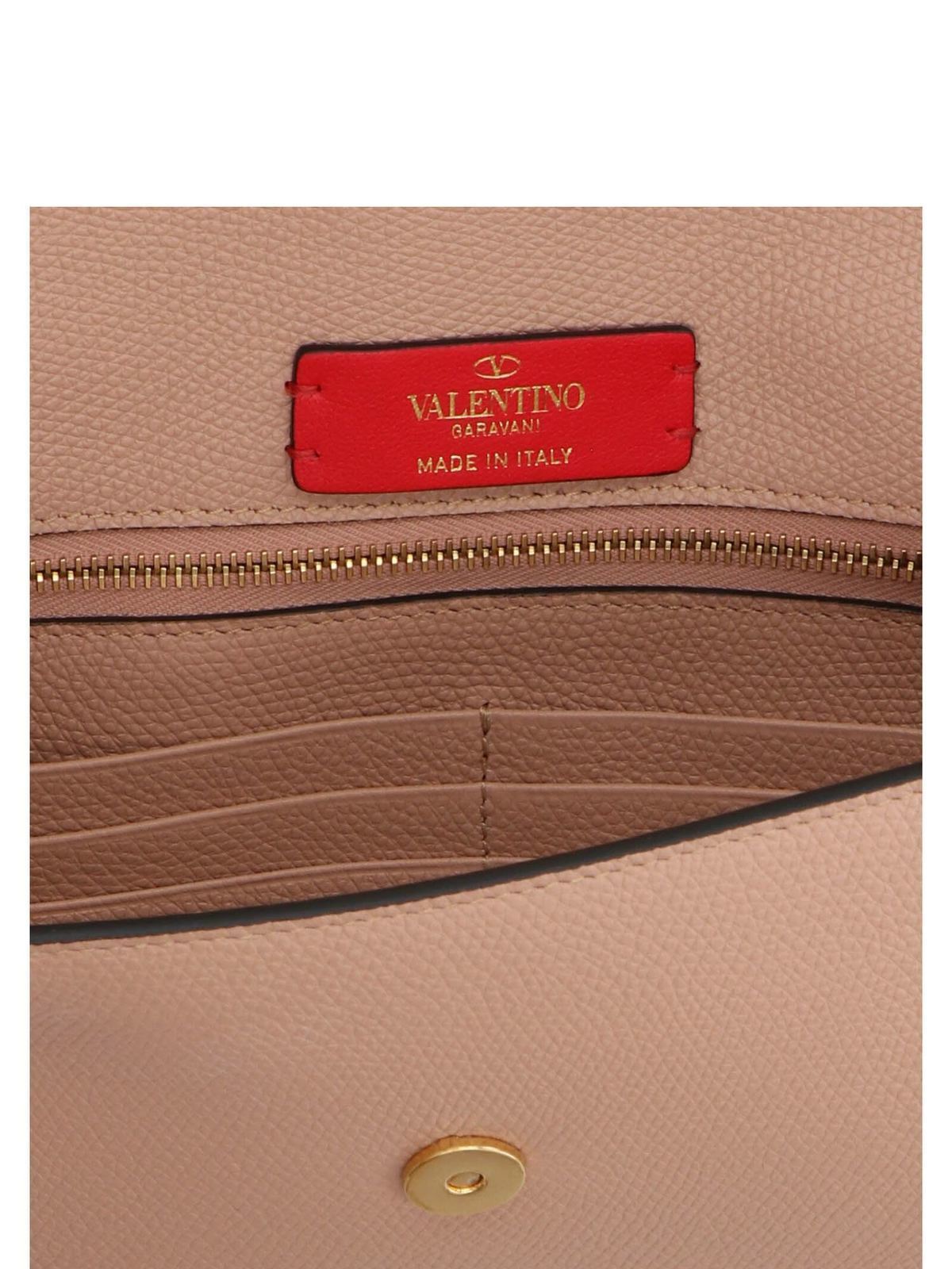 Clutches Valentino Garavani - VSLING clutch bag in nude color ...