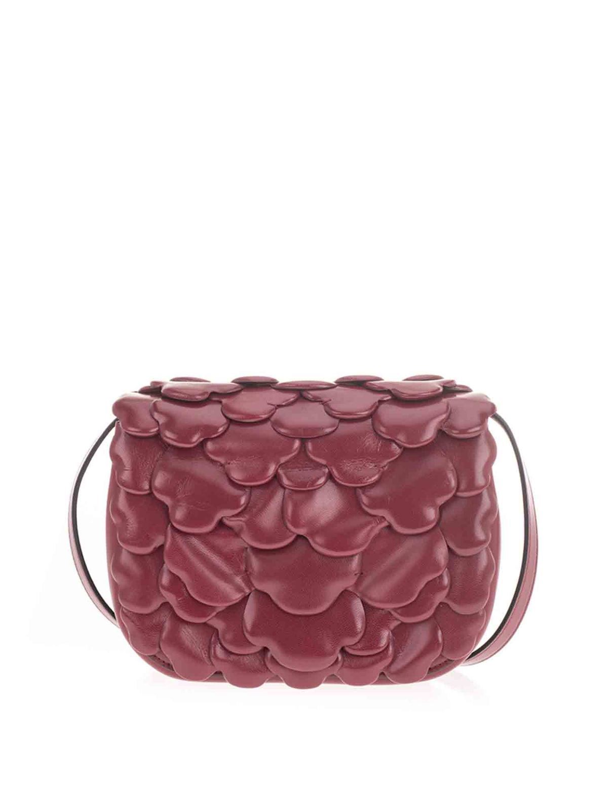 body bags Valentino Garavani - Atelier 03 Rose Edition bag in burgundy UW0B0I02JBZC52