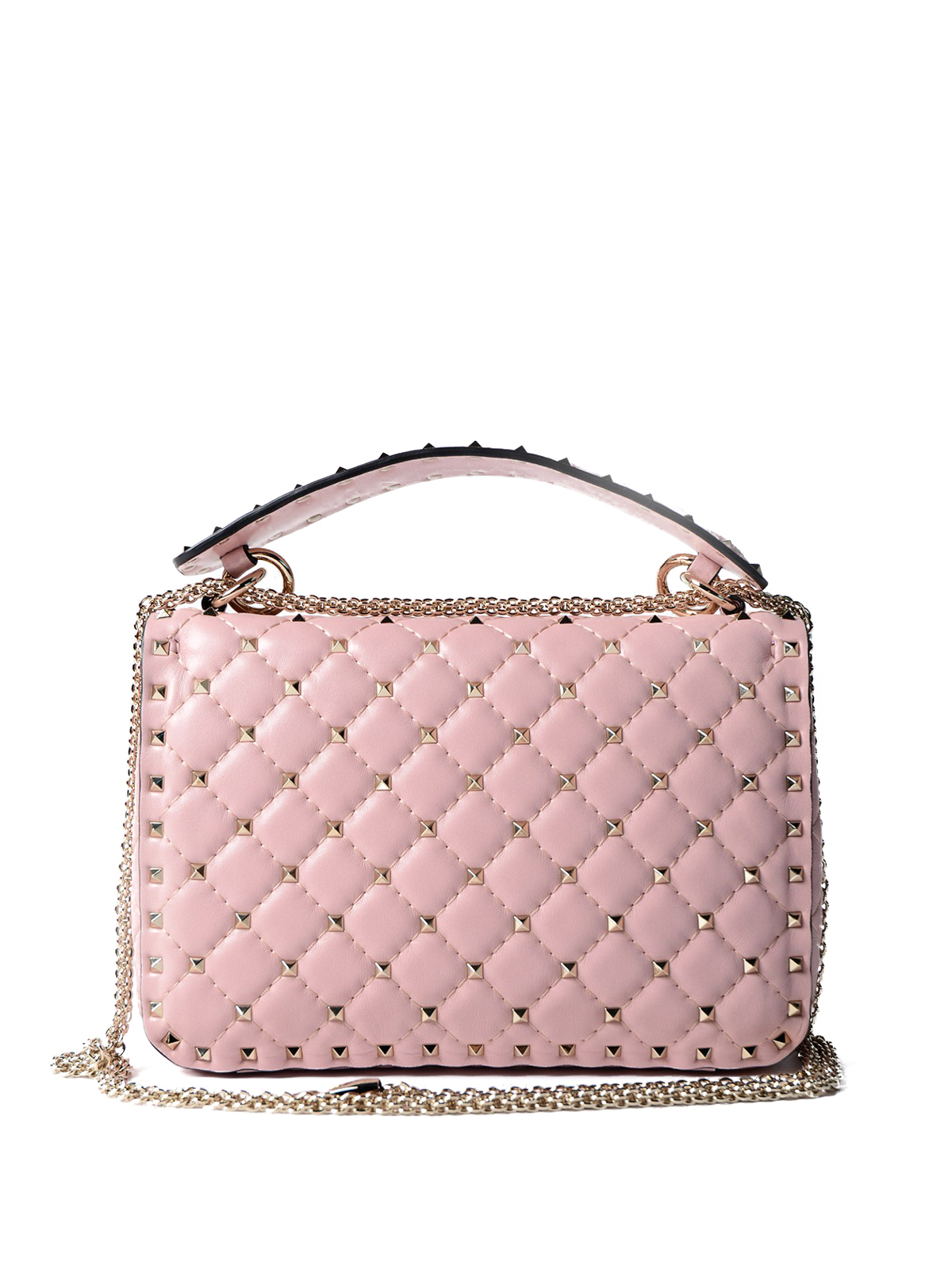 Cross body bags Valentino Garavani - Rockstud Spike medium pink bag -  NWB0122NAP32C