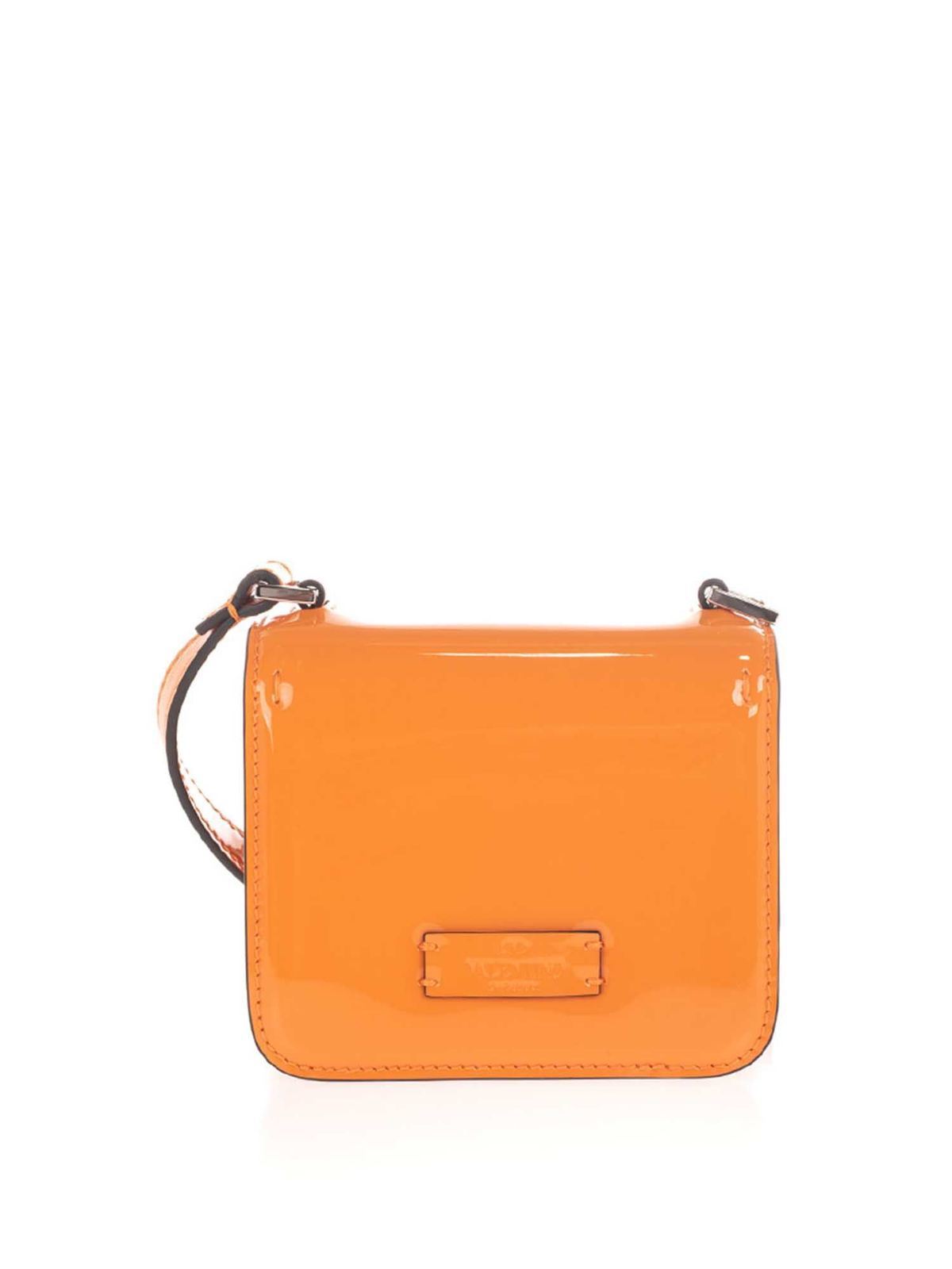 Valentino Yellow Leather Micro VSLING Shoulder Bag Valentino