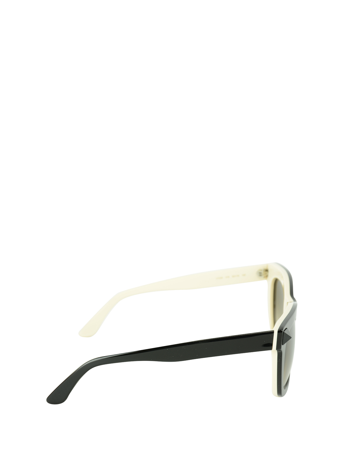 Valentino Rockstud Oversized Sunglasses Black V623S Made in Italy Valentino VG0003SA Sunglasses 001 Black Grey Geometric - eye  main image 4