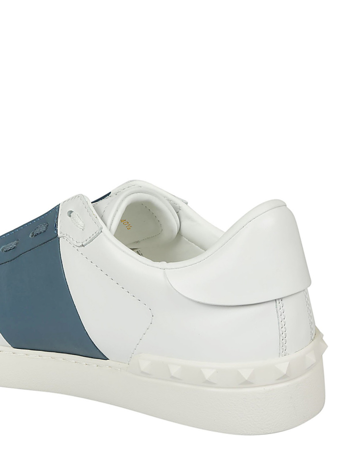 Valentino Garavani Open White And Blue Sneakers New
