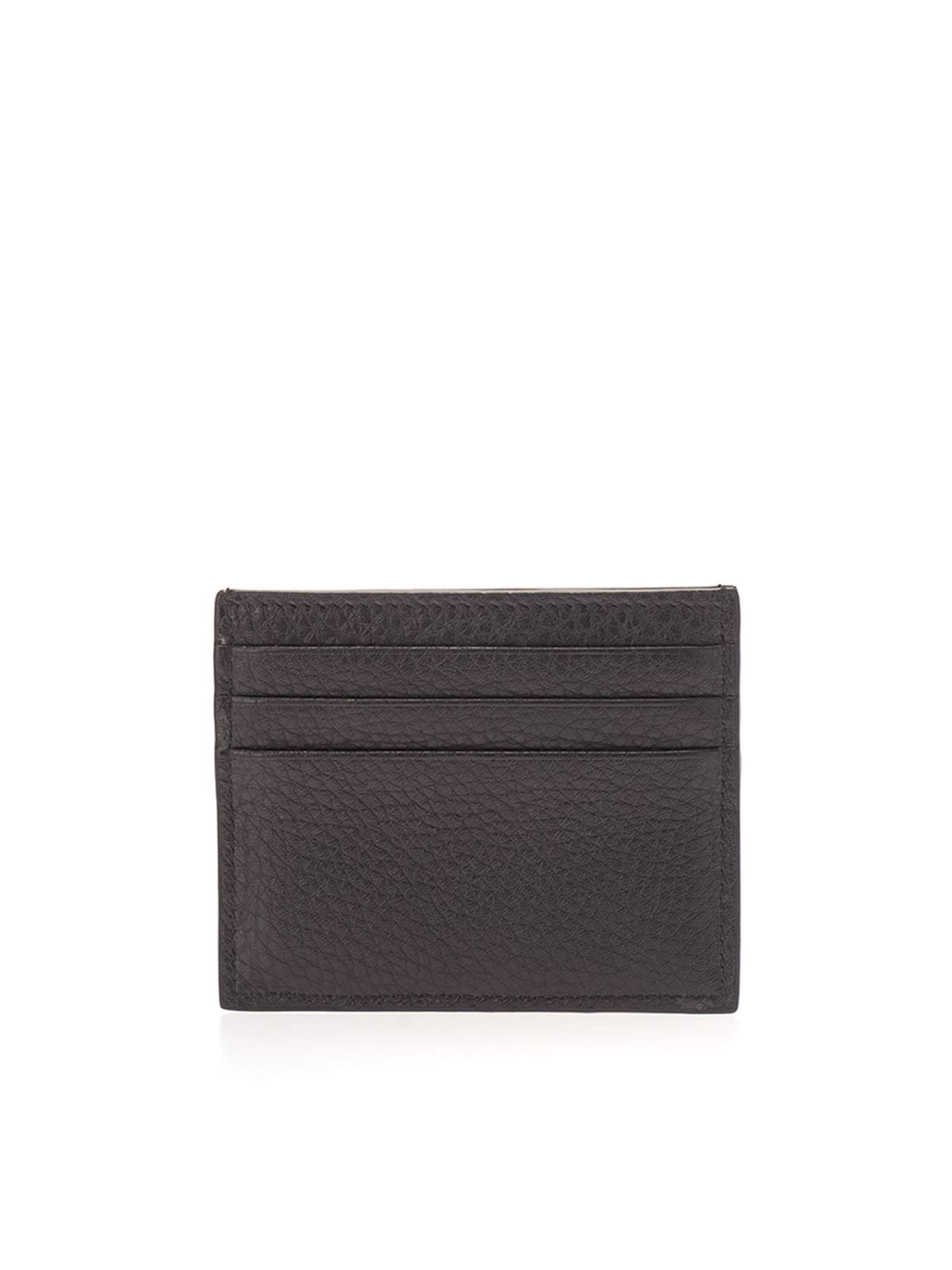 VALENTINO GARAVANI VLOGO textured-leather wallet