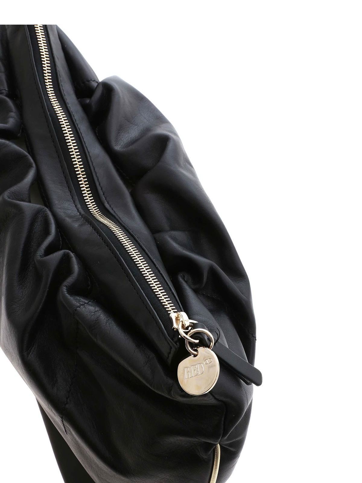 Clutches Valentino - clutch bag in black - UQ0B0C37EMS0NO