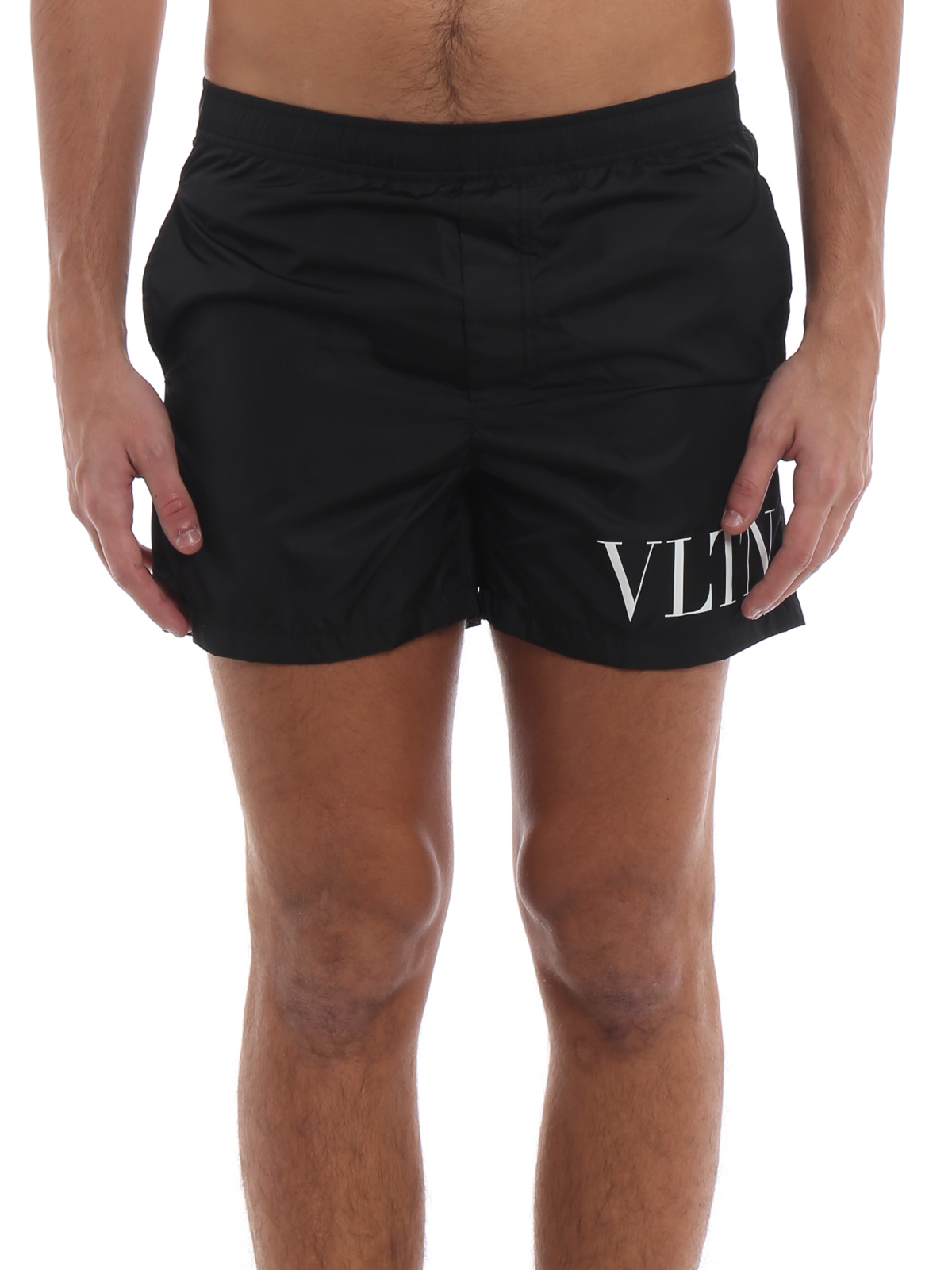 Trække ud tommelfinger er mere end Swim shorts & swimming trunks Valentino - VLTN black swim shorts -  RV3UH028DMA0NO
