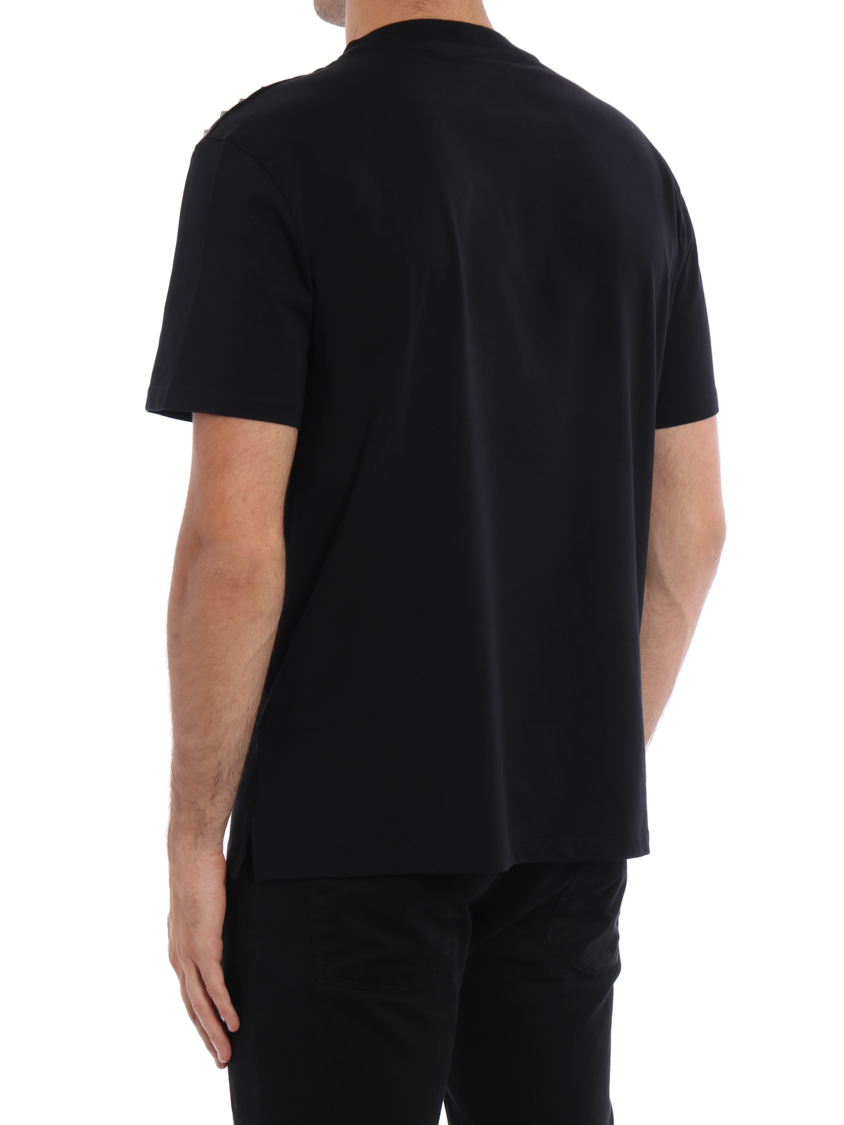 Valentino Garavani Rockstud cotton T-shirt - Black