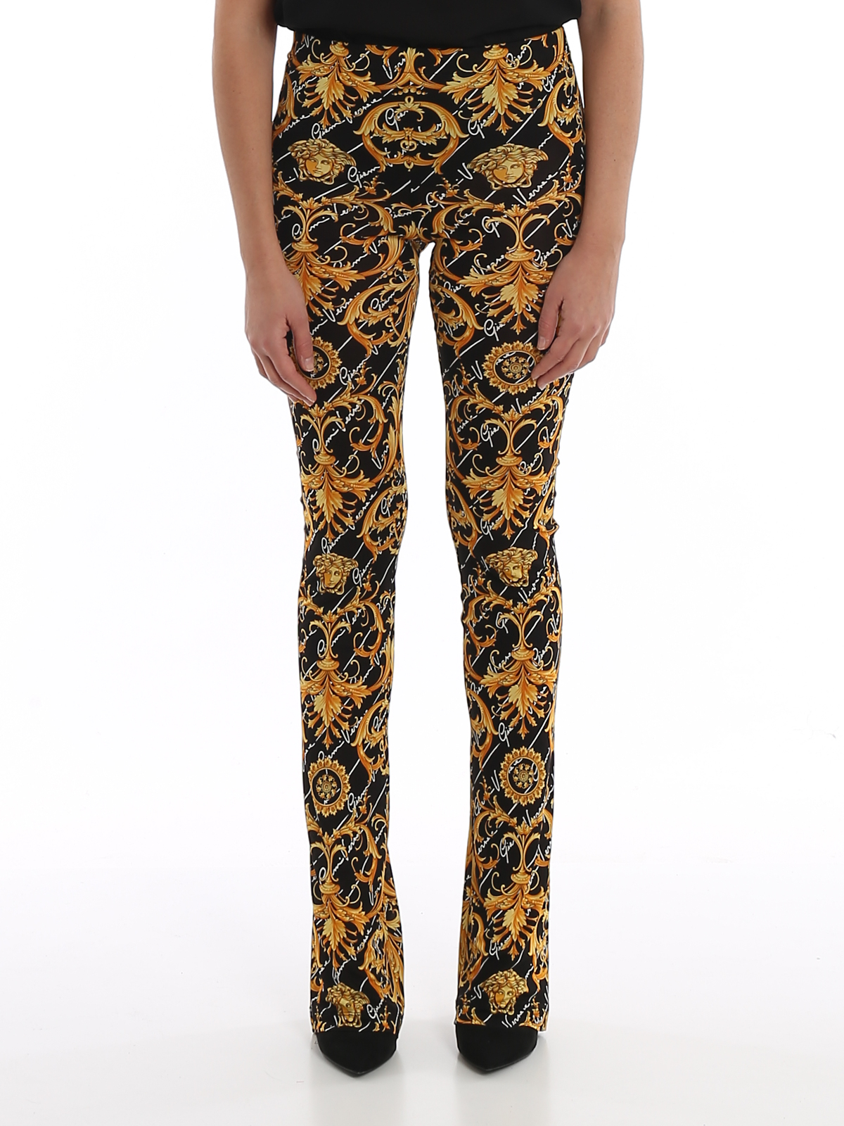 Casual trousers Versace - Barocco Signature jersey pants