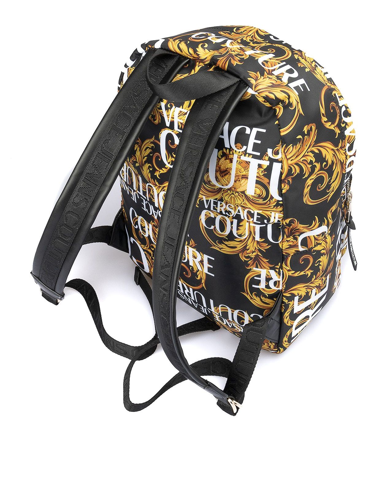 VERSACE JEANS COUTURE リュック ブラック バロック-