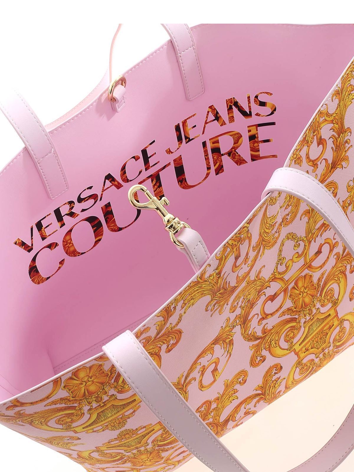 VERSACE JEANS COUTURE ショルダーバッグ ピンク - ショルダーバッグ