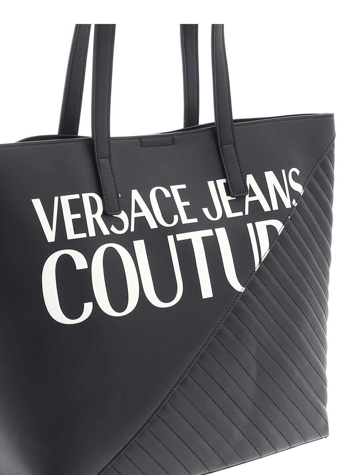 VERSACE JEANS COUTURE トートバッグ ブラック