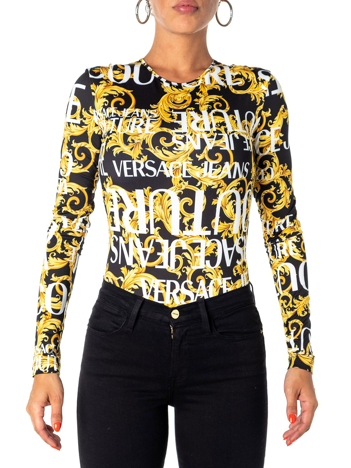 ecuador Figura En consecuencia Camisetas Versace Jeans Couture - Camiseta - Estampado - HUA658S0537899