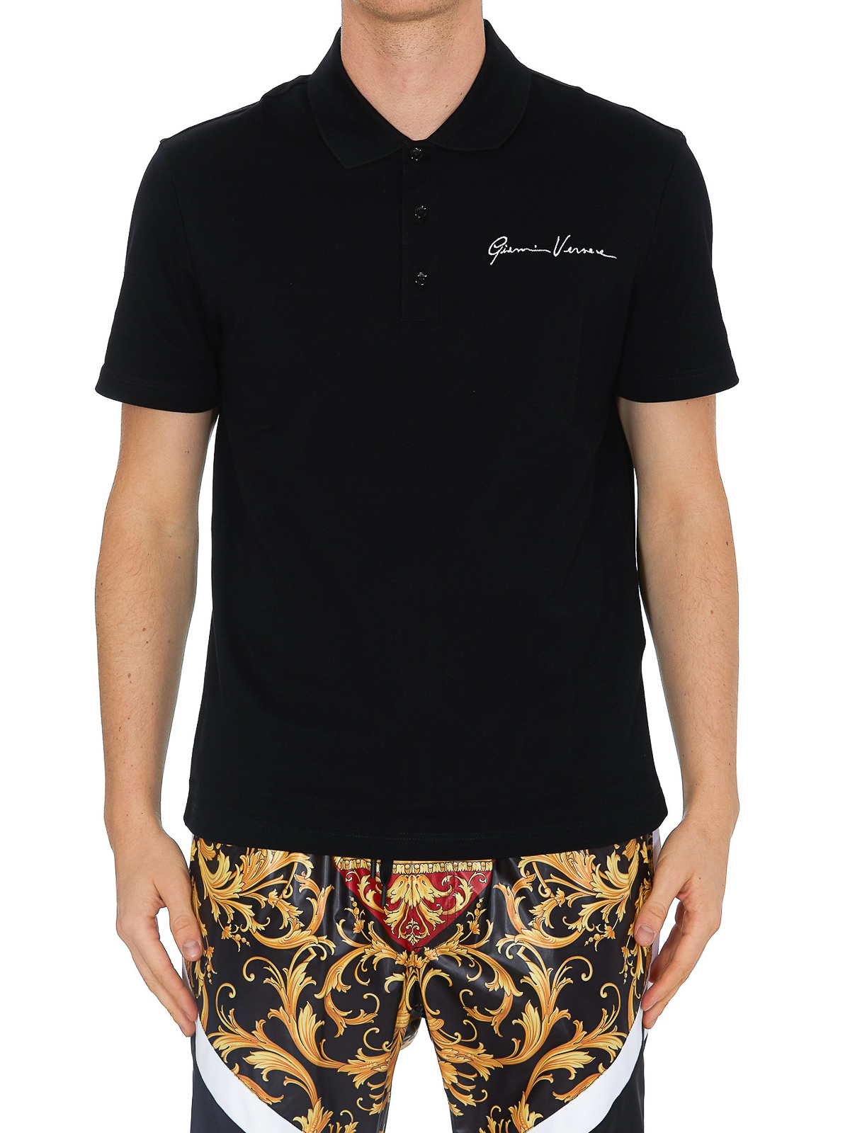 Polo shirts Versace - GV Signature cotton polo shirt - A85108A231240A2024