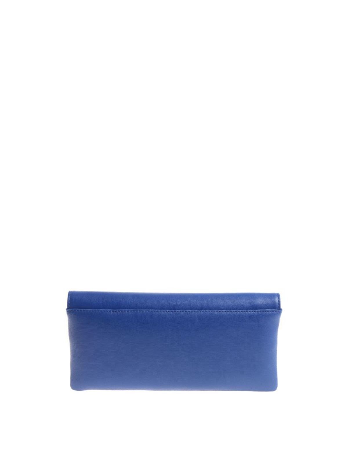 Vivienne Westwood Saffiano Leather Victoria Clutch Bag