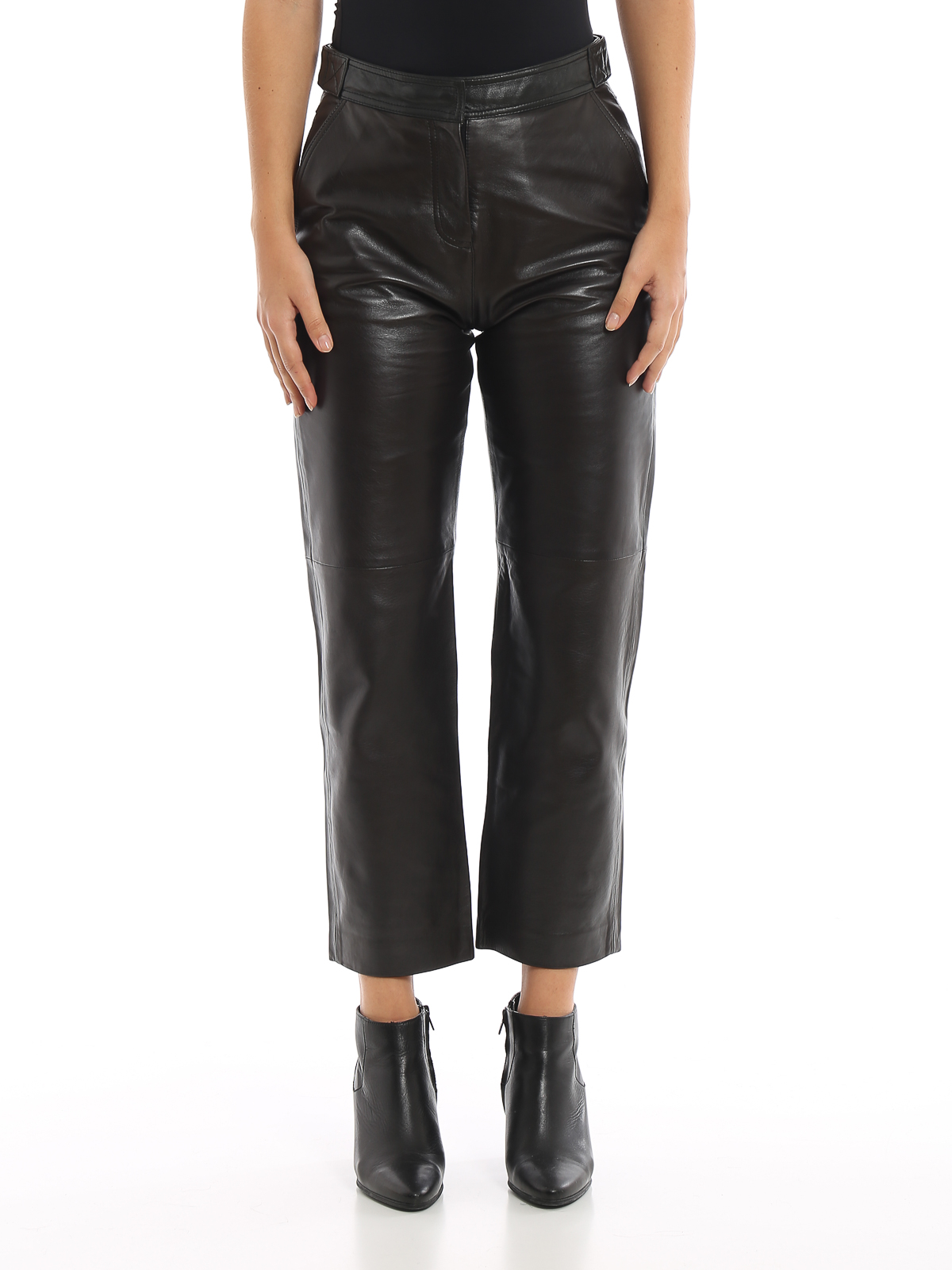 Leather trousers Weekend Max Mara Goloso leather trousers