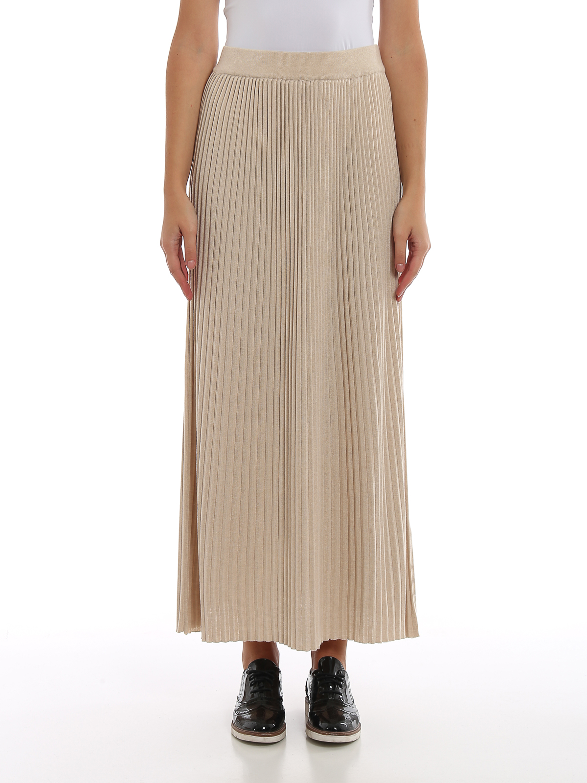 Long skirts Weekend Max Mara - Scilla viscose and wool pleated