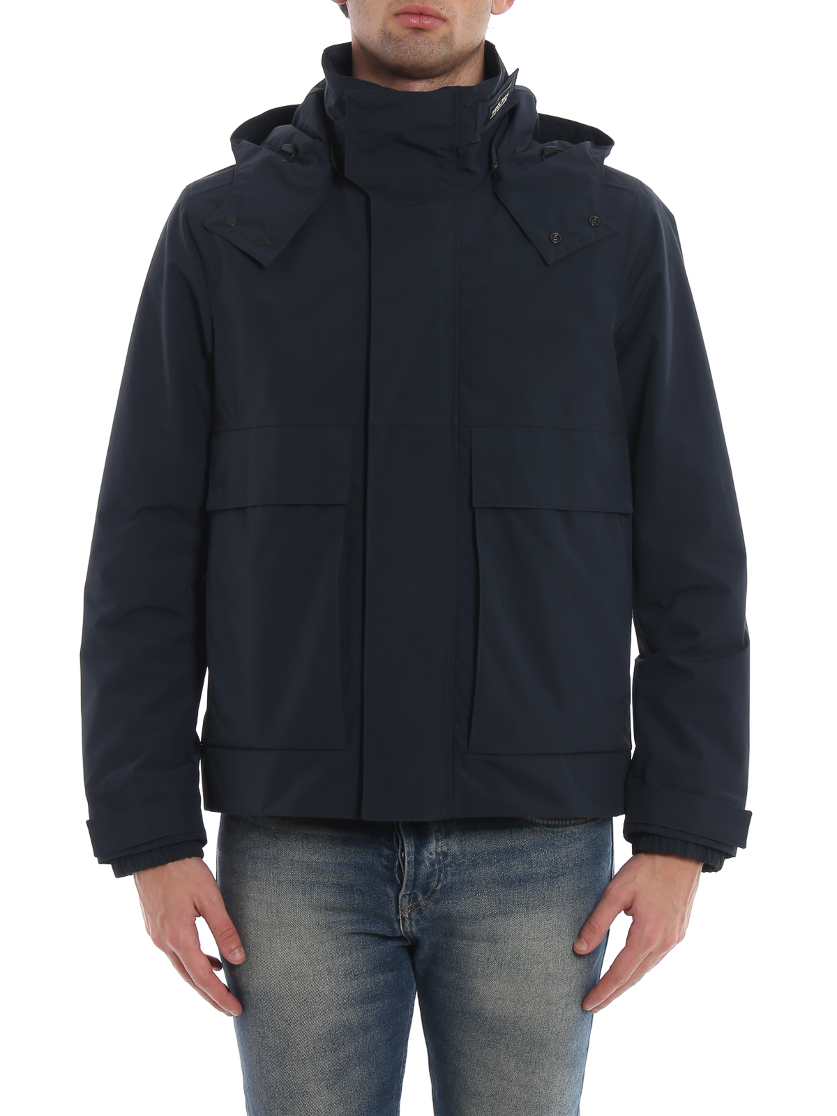 Casual jackets Woolrich - Blue Teflon™ multi pocket jacket