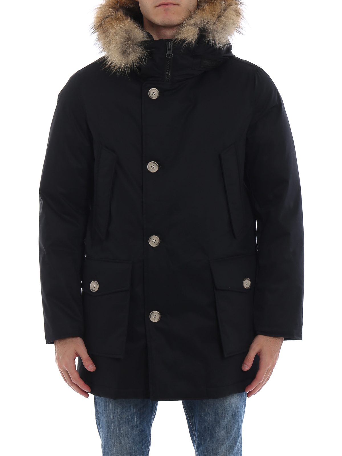 Laminated clearance cotton parka