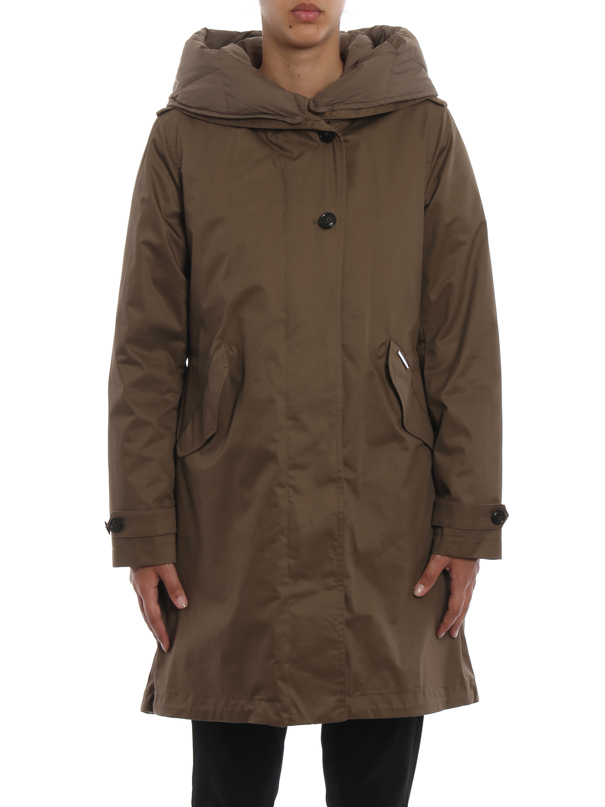 Padded coats Woolrich - Prescott parka with removable down