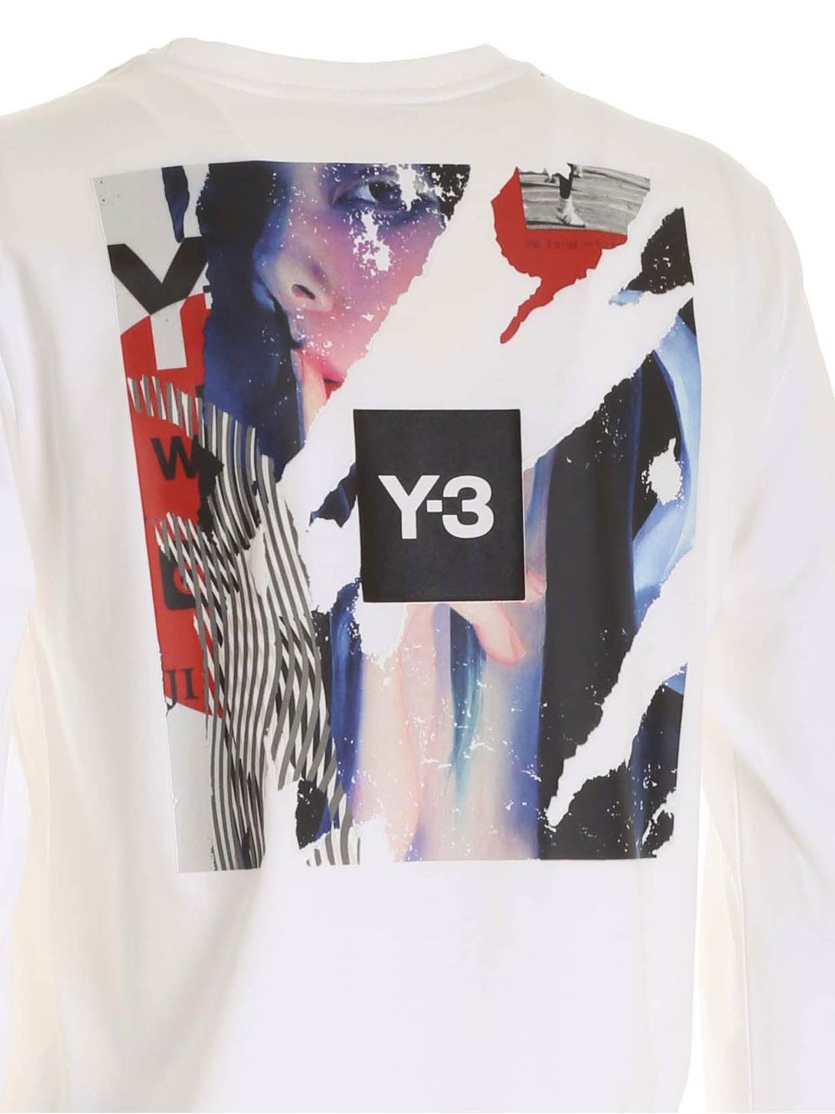 T-shirts Y-3 Graphic Logo T-Shirt Off White