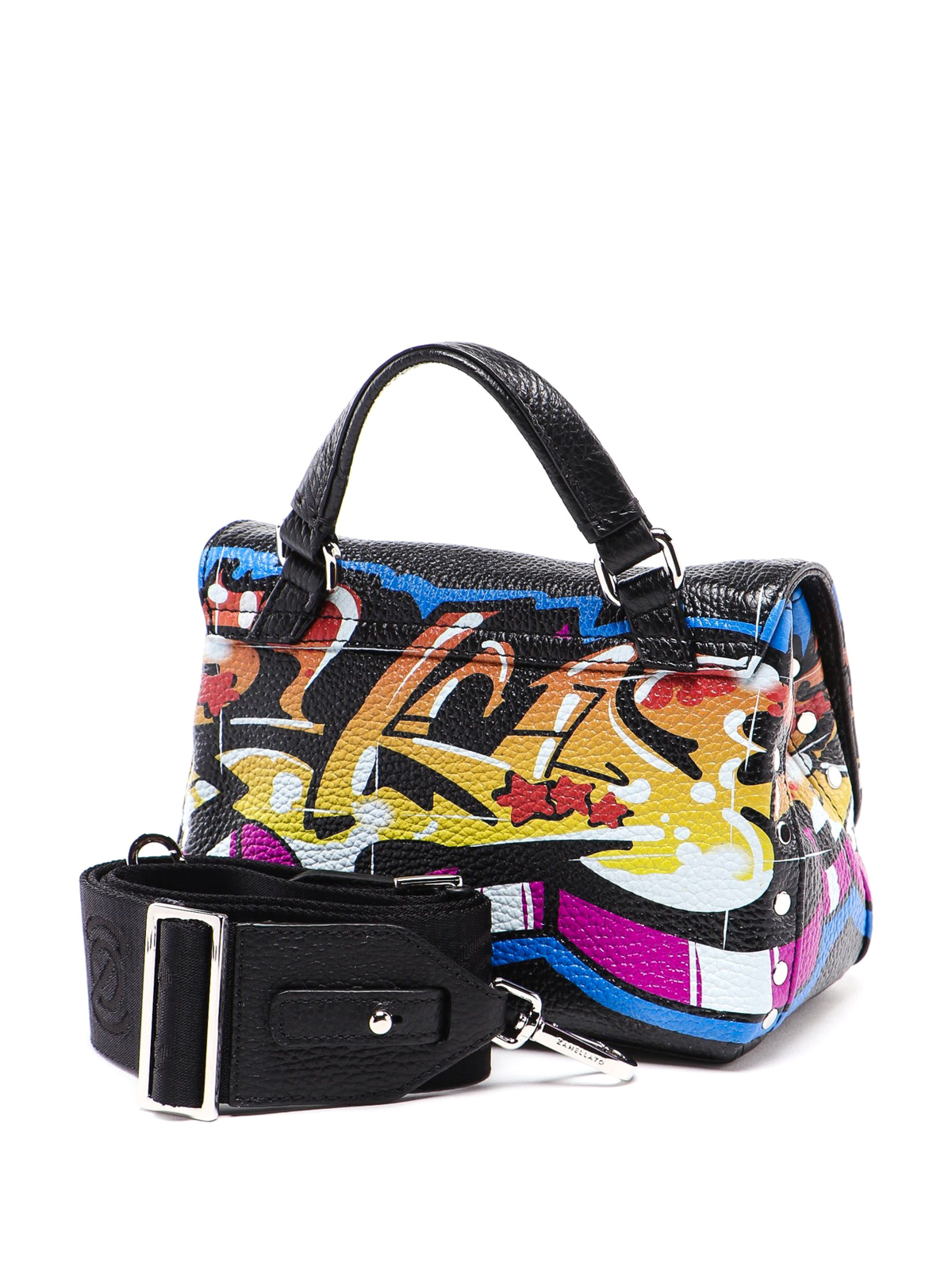 Zanellato Postina Baby Graffiti Wild Style - Black | 6262GRG3 Zanellato Postina Baby Graffiti Wild Style - Black | 6262GRG3