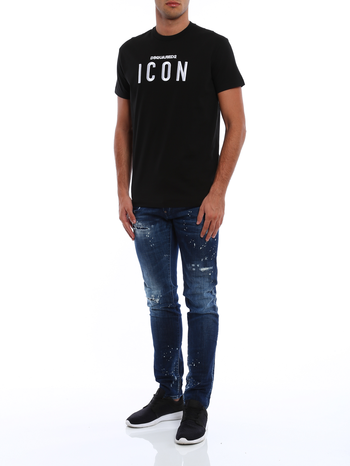 Dsquared2 Icon embroidery cotton T-shirt - Men