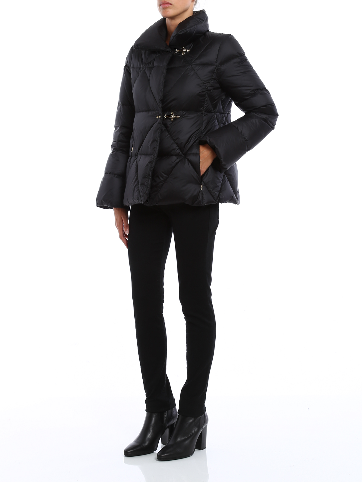Doudoune FAY Femme Noire - Taille XS/S équivalent 14/168cm - Hiver/Automne - Occasion Très Bon état