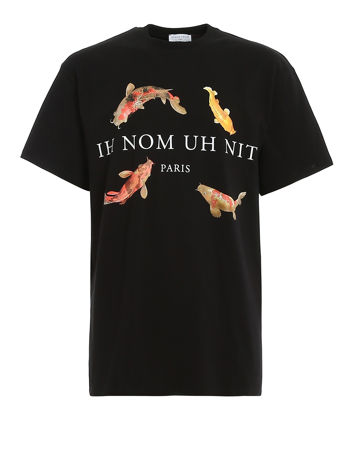 Ih Nom Uh Nit Koi Fish black T-shirt - Black - Men | NUS20221009
