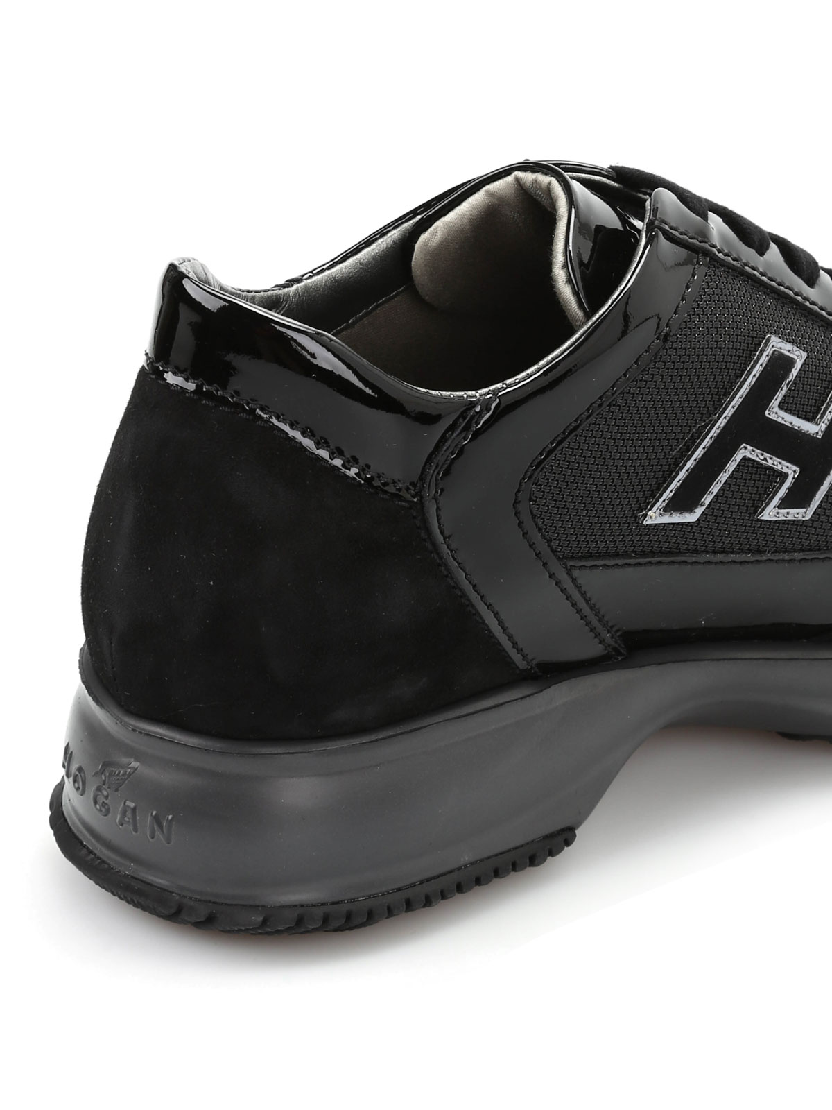 スニーカー HOGAN HOGAN INTERACTIVE H FLOCK Hogan Interactive H Flock multi-material sneakers with laces