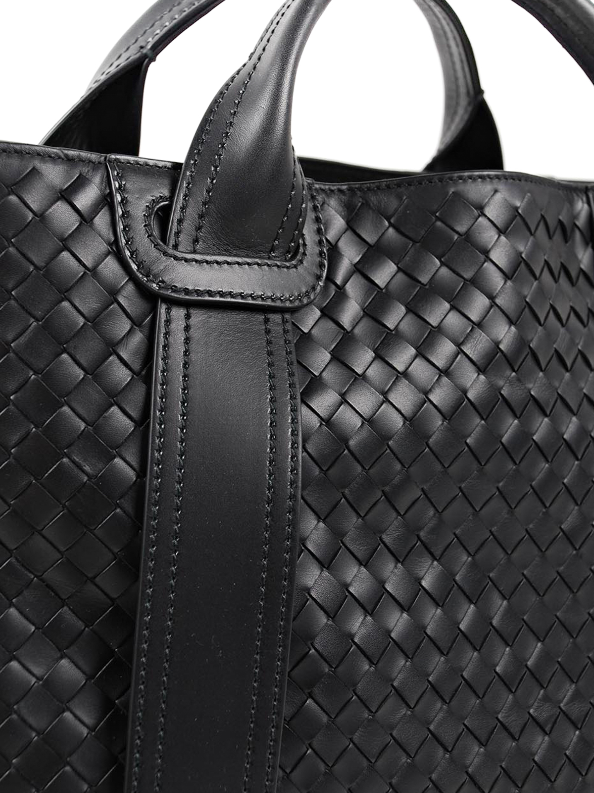 BOTTEGA VENETA Intrecciato Leather Tote Bag for Men