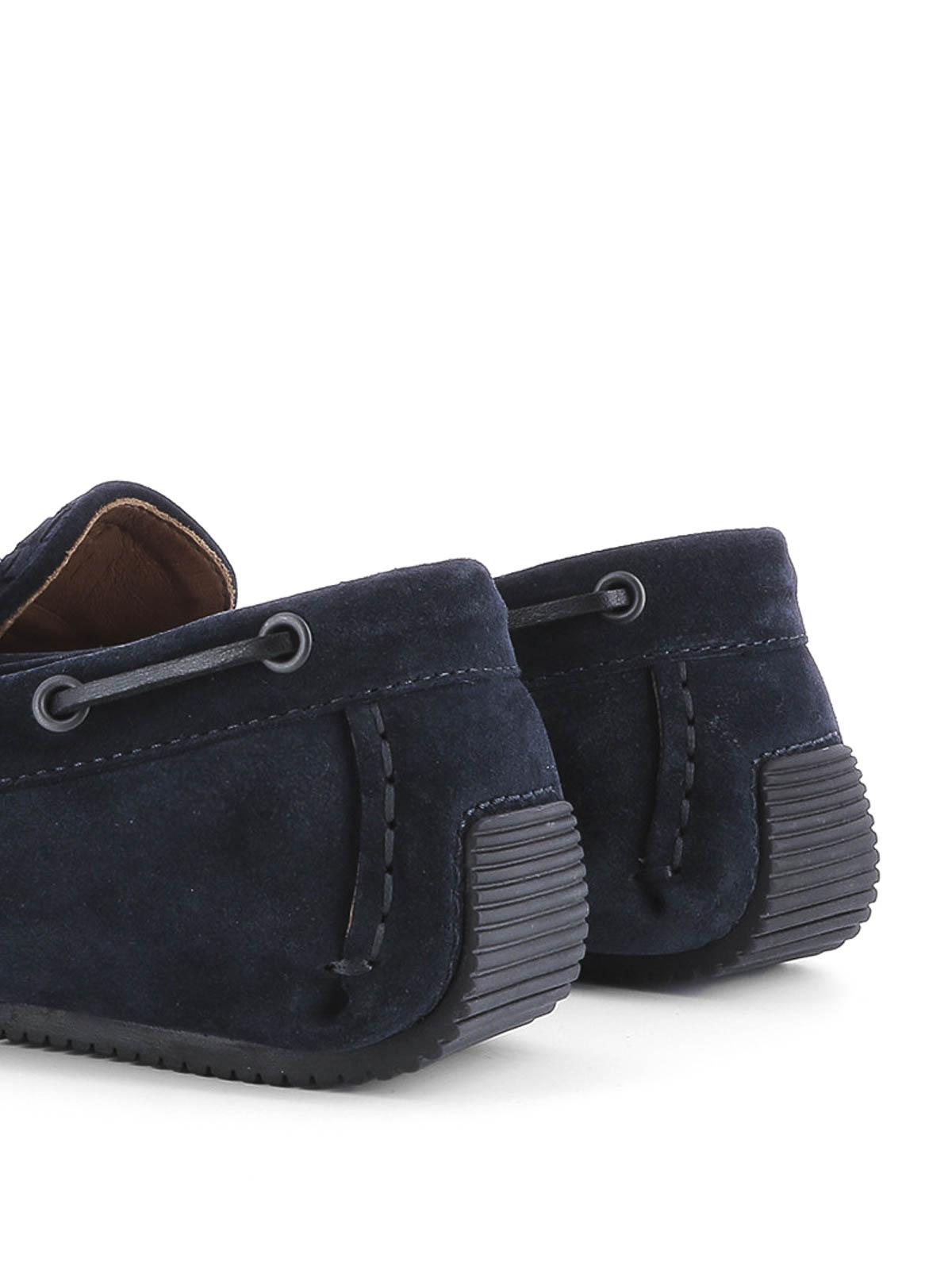 Bottega Veneta Intrecciato suede loafers - Blue|308160VFCA14030