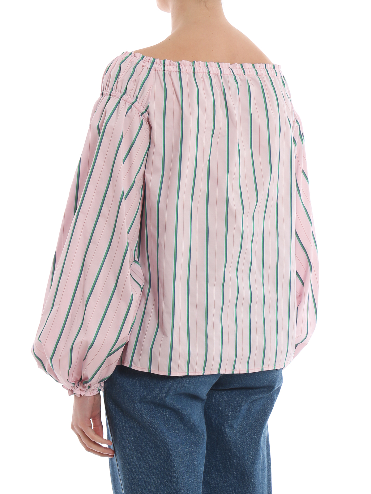Shirts Pinko - Irene striped pink shirt - 1B13UL7445NA0 | thebs.com