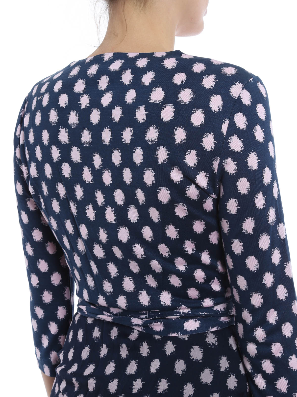 Diane Von Furstenberg Irina wrap dress - Blue - Women|D898201J16