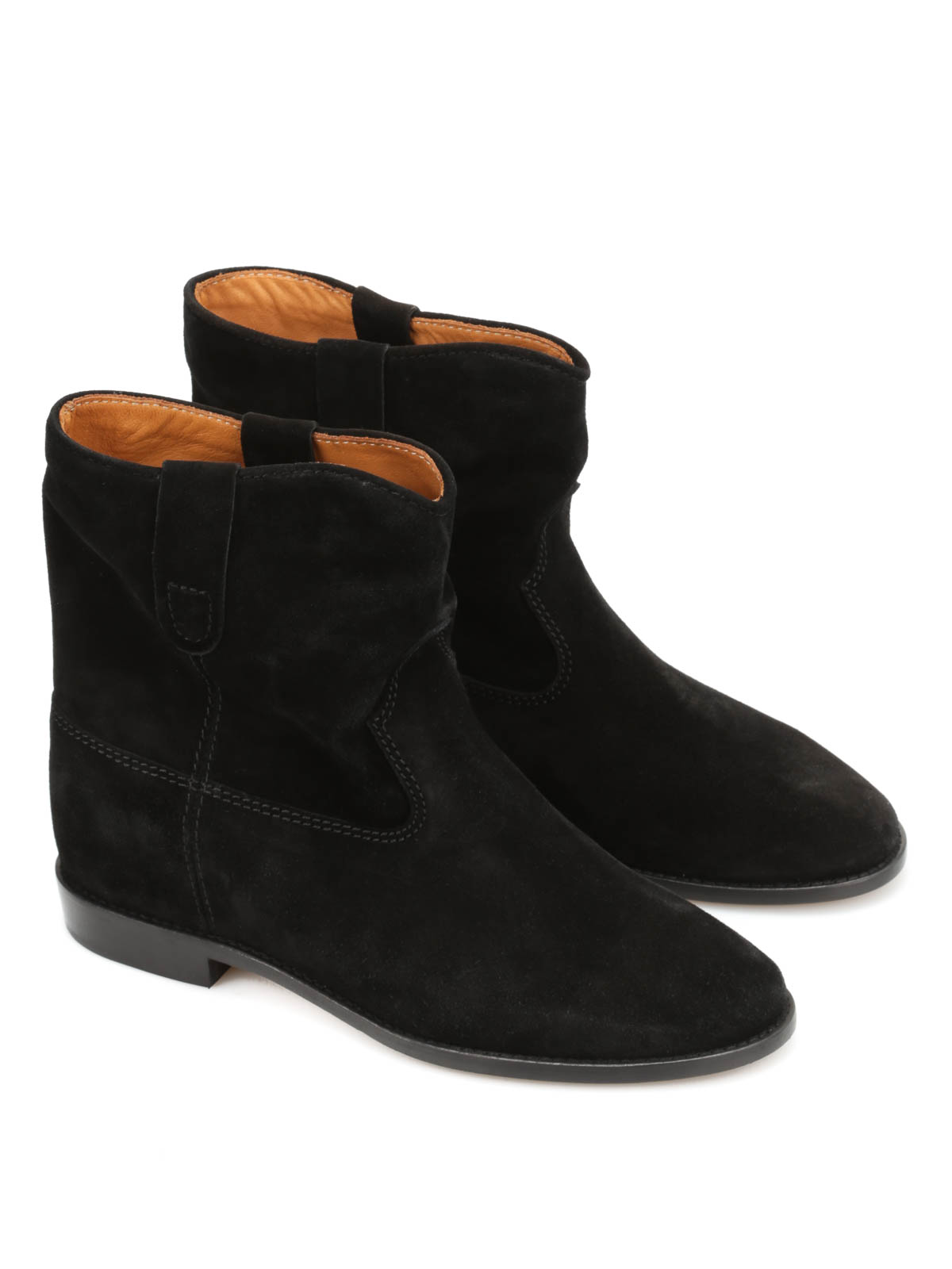 Ankle boots Isabel Marant Etoile - Crisi velvet - BO002500M003S01BK