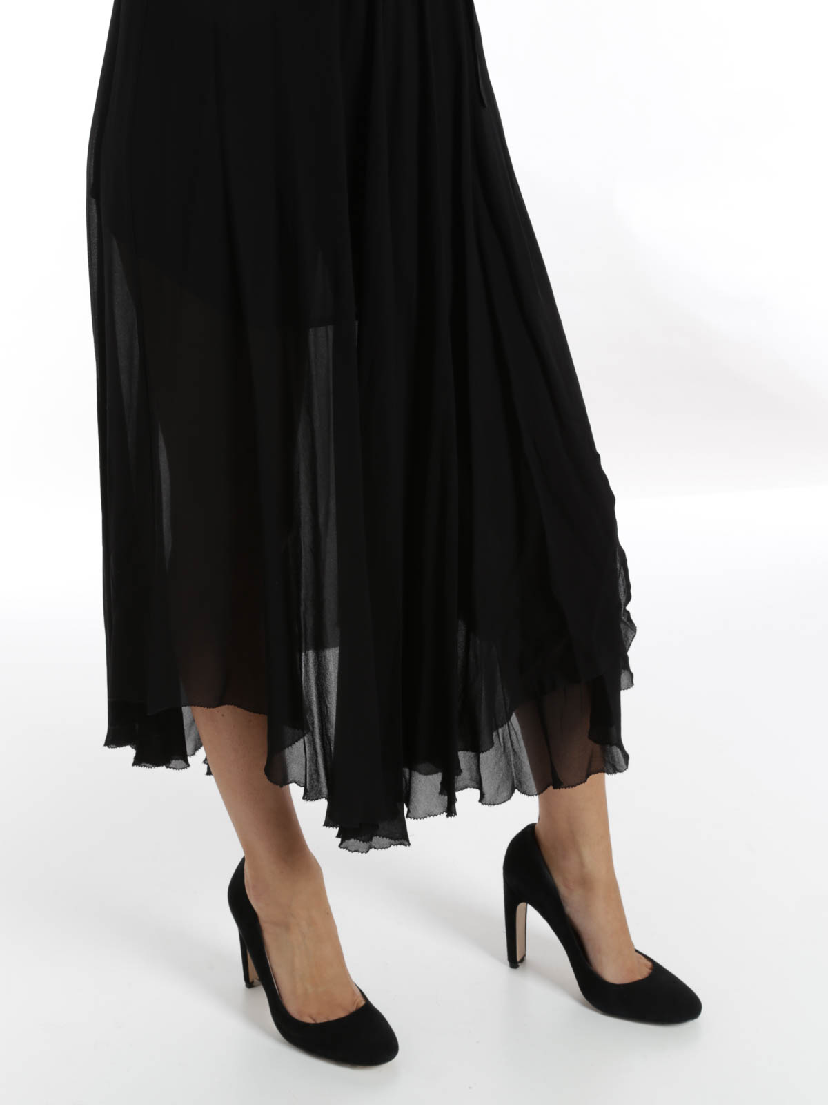 ISABEL MARANT ミニスカート 黒xゴールド(総柄) 2305225M0016 Isabel Marant Etoile Amery skirt - Black | JU043015A026E01BK
