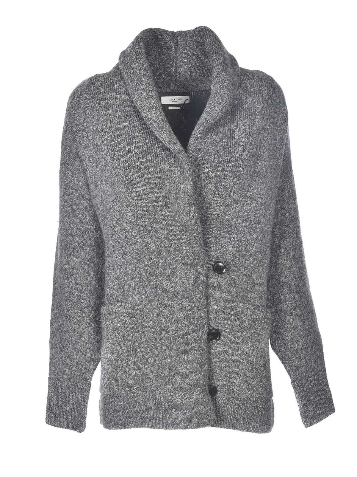 Marant Etoile Gray Cotton Cardigan