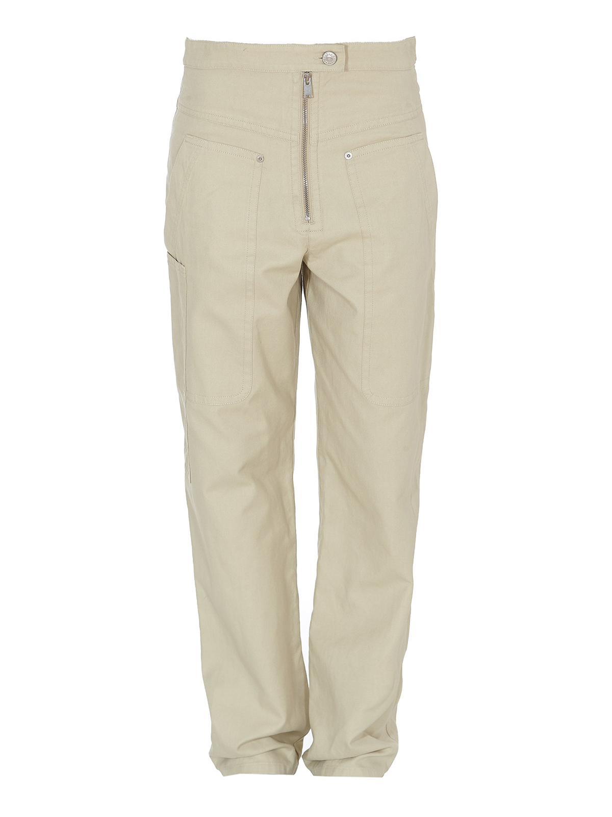 Isabel Marant Etoile Cotton-linen blend trousers