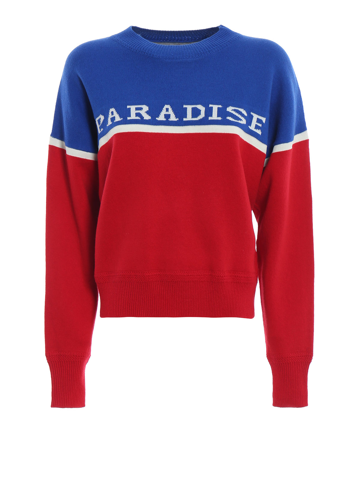 Crew necks Isabel Marant Etoile - Kepson colour block Paradise intarsia  sweater - PU072818A043E01BK