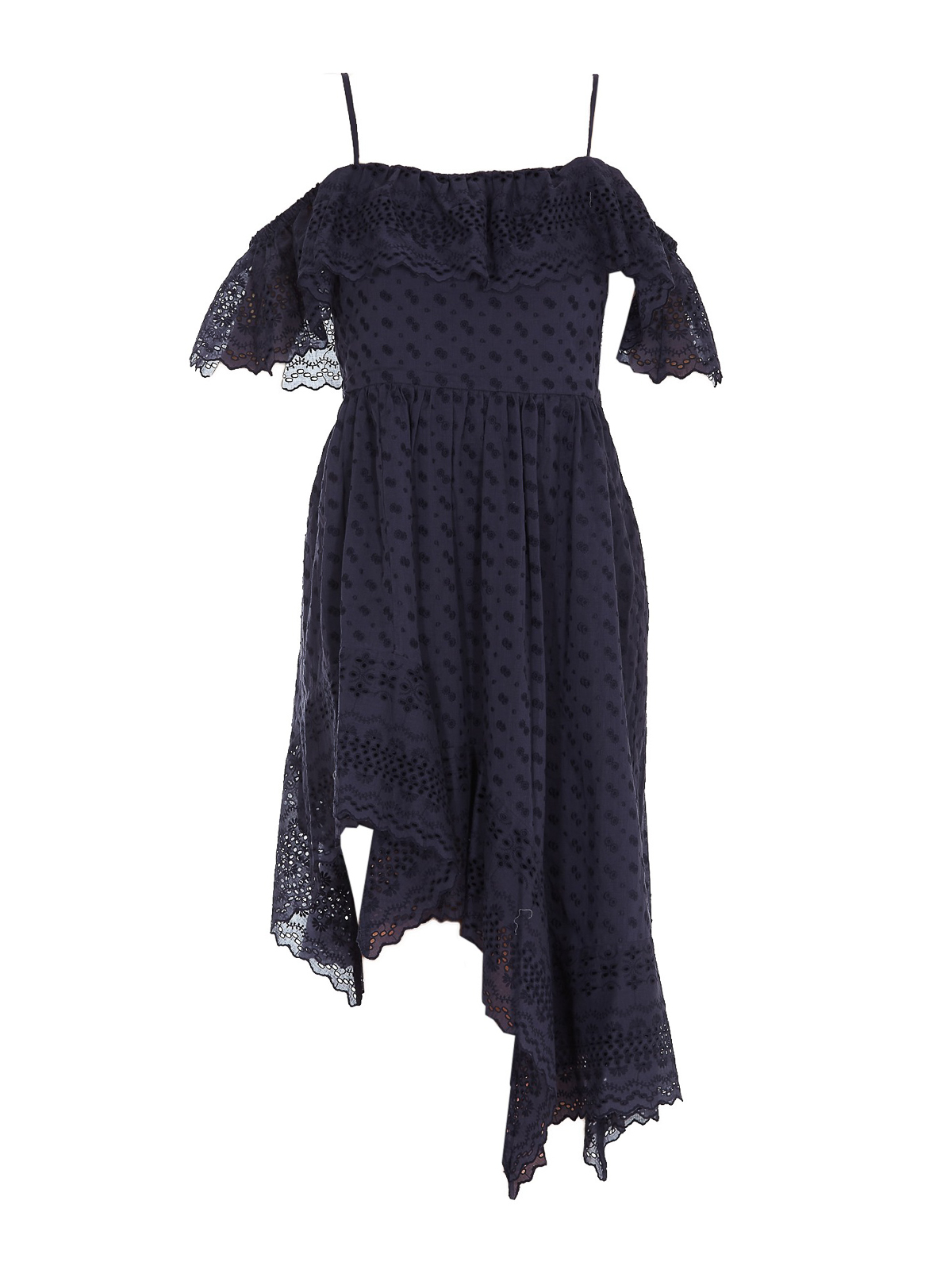 js collections floral embroidered cocktail dress Isabeau Neutral Floral Embroidered Pleated Midi Dress
