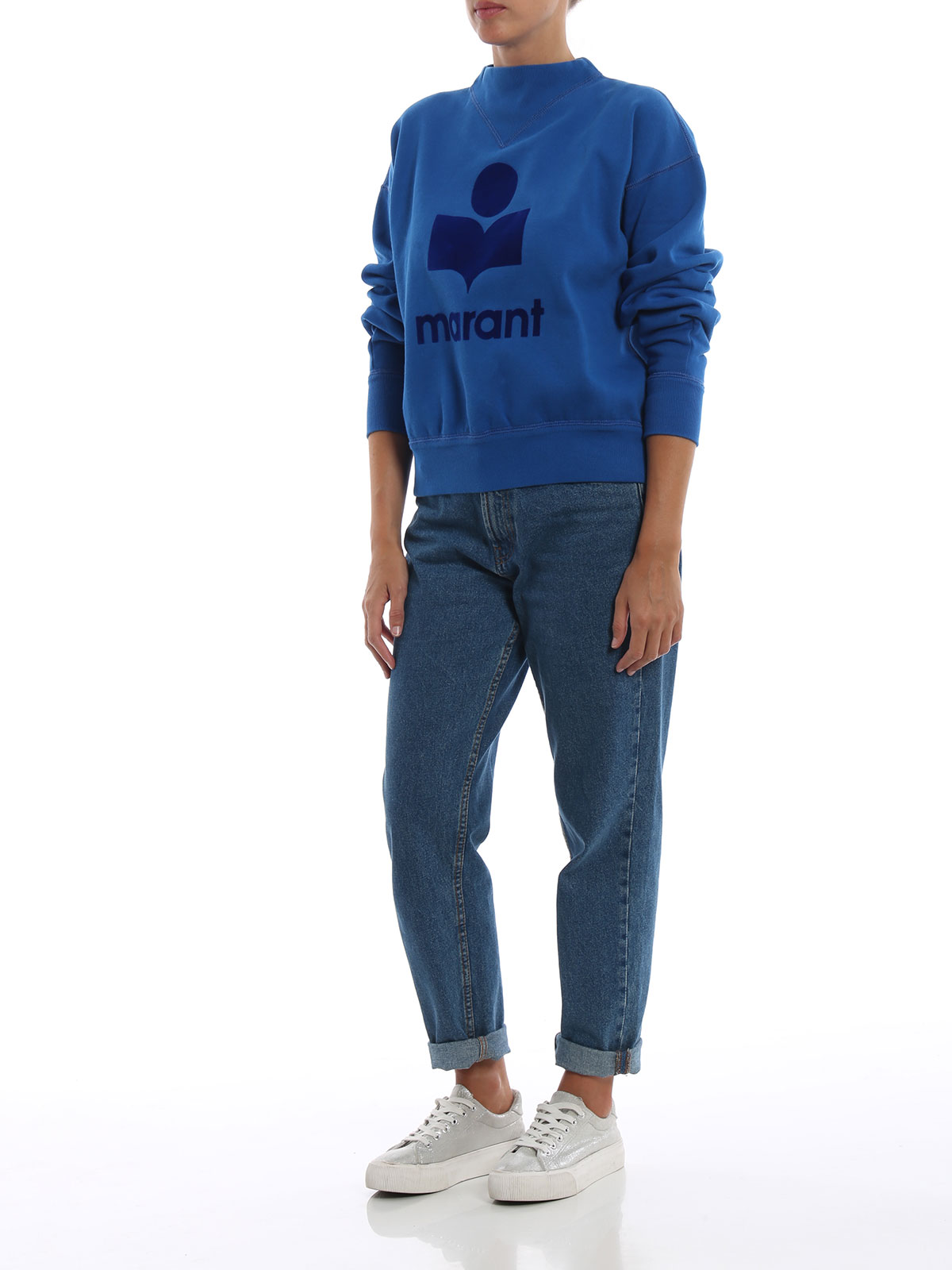 nedenunder sukker violinist Sweatshirts & Sweaters Isabel Marant Etoile - Moby royal blue sweatshirt -  SW003318A024E30BU