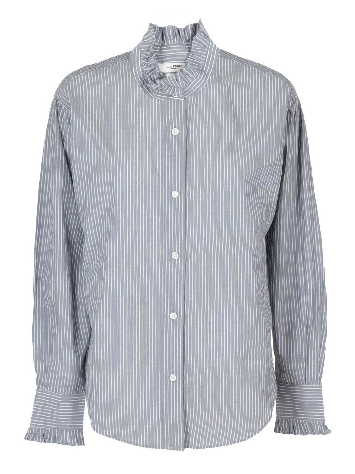 M*3様 ISABEL MARANT ETOILE CHEMISE SAOLI Isabel Marant womens Étoile Saoli Shirt, 36, Blue - Walmart.com