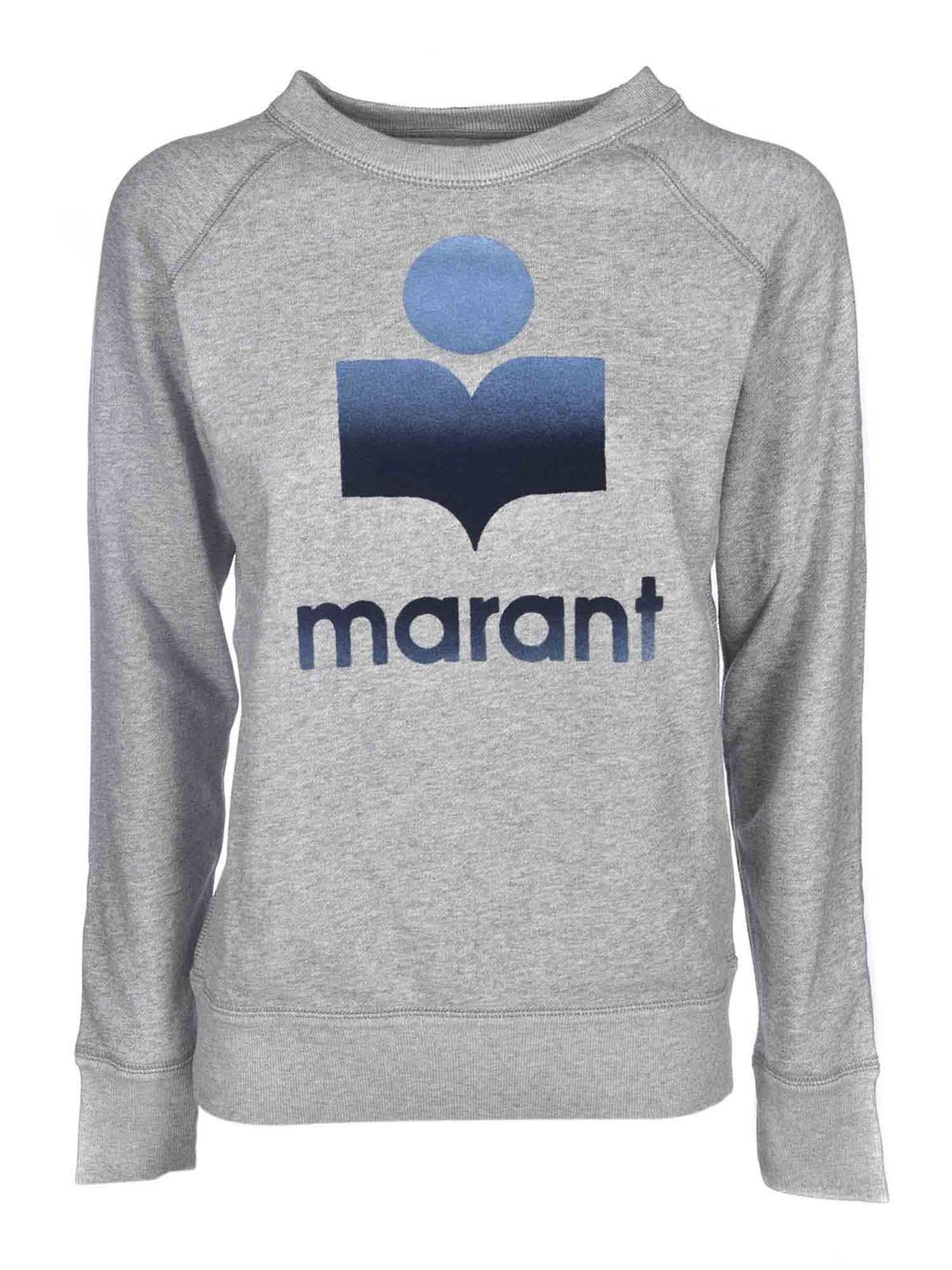 Anzai krigsskib virtuel Sweatshirts & Sweaters Isabel Marant Etoile - Milly sweatshirt in grey -  SW003721P066EGREY